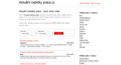 Desktop Screenshot of aktualninabidkyprace.cz